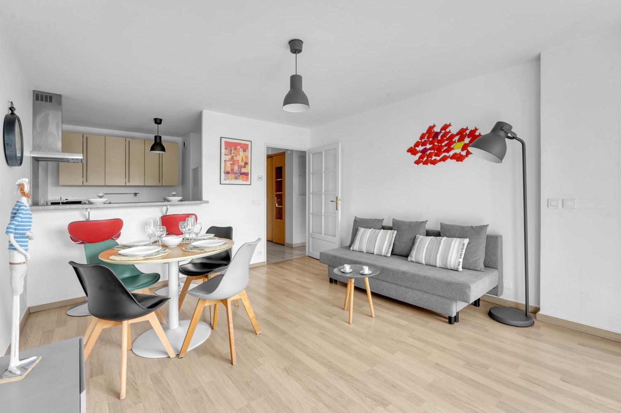 T2 Bord De Garonne Hypercentre Terrasse + Parking