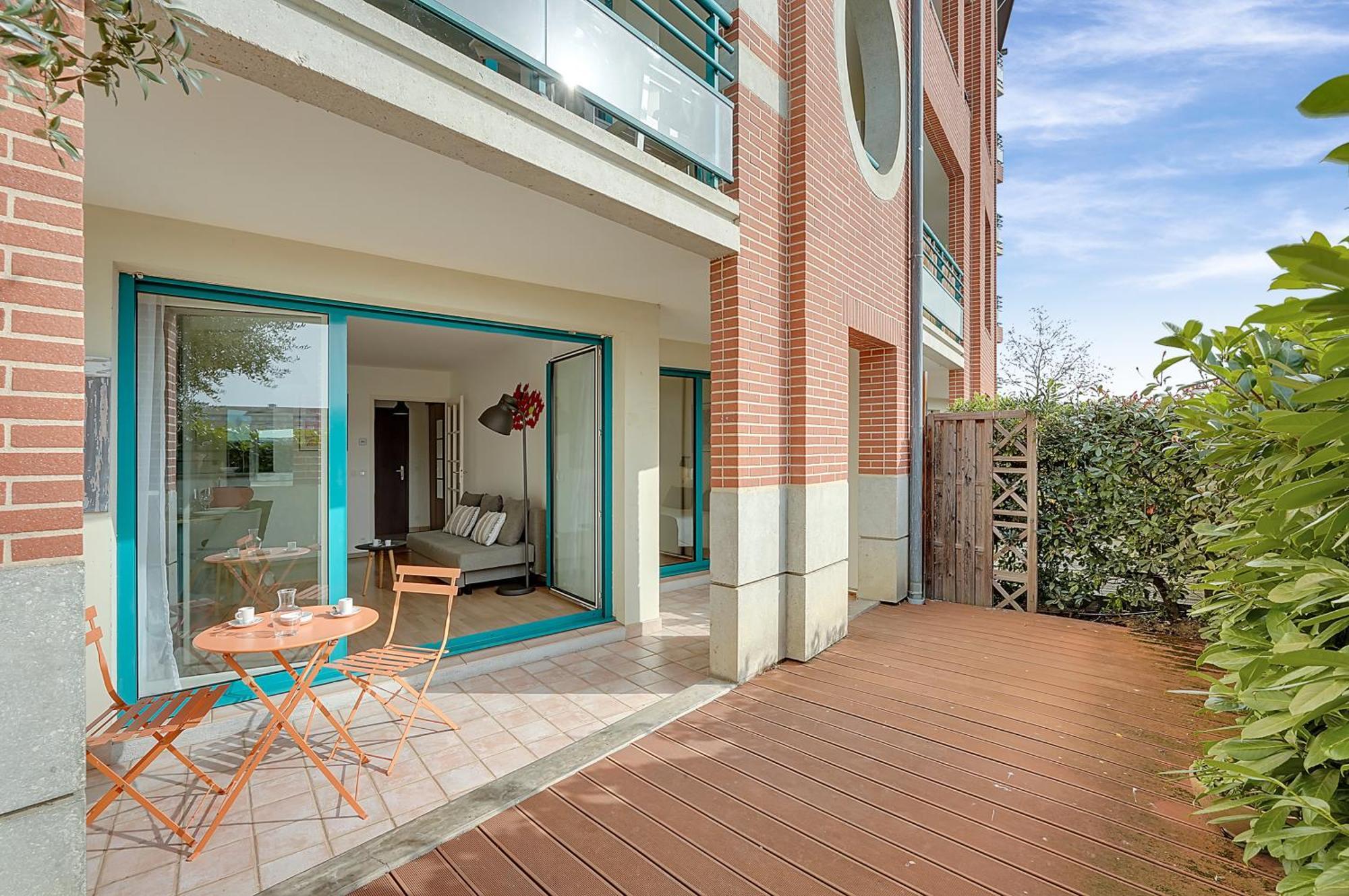 T2 Bord De Garonne Hypercentre Terrasse + Parking Apartment Toulouse